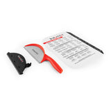 Duo Accessories: Knife with Safety Cover and Cutting Board with Recipe Cook Times