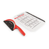 Duo Accessories: Knife with Safety Cover and Cutting Board with Recipe Cook Times